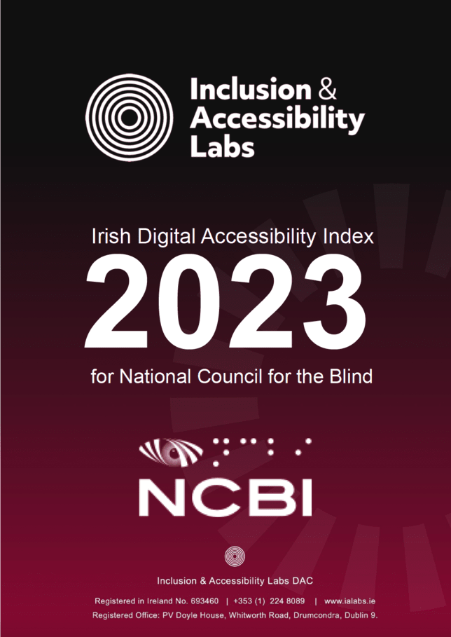 Digital Accessibility Index 2023 cover